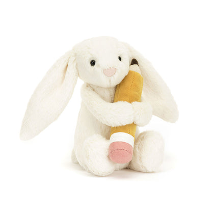 Kuscheltier Bashful Bunny with Pencil