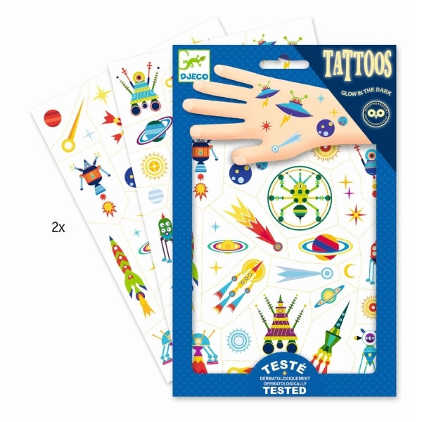 Kinder Tattoos - Weltraum-Kuriosität