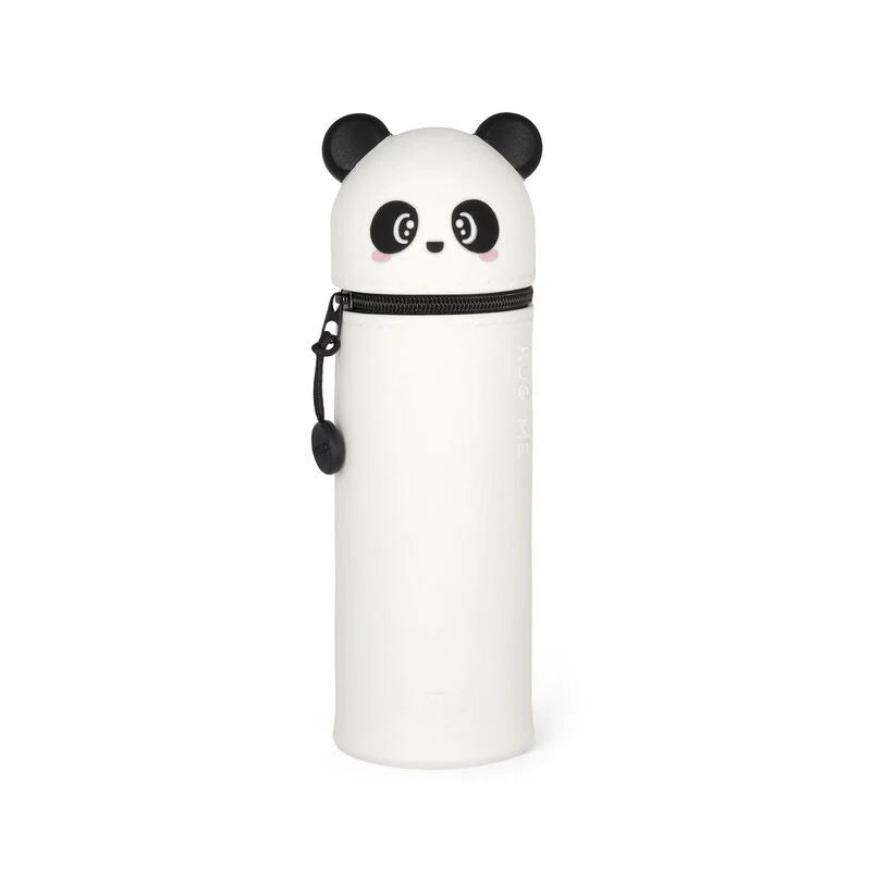 2 in 1 Federmäppchen KAWAII aus weichem Silikon - Panda