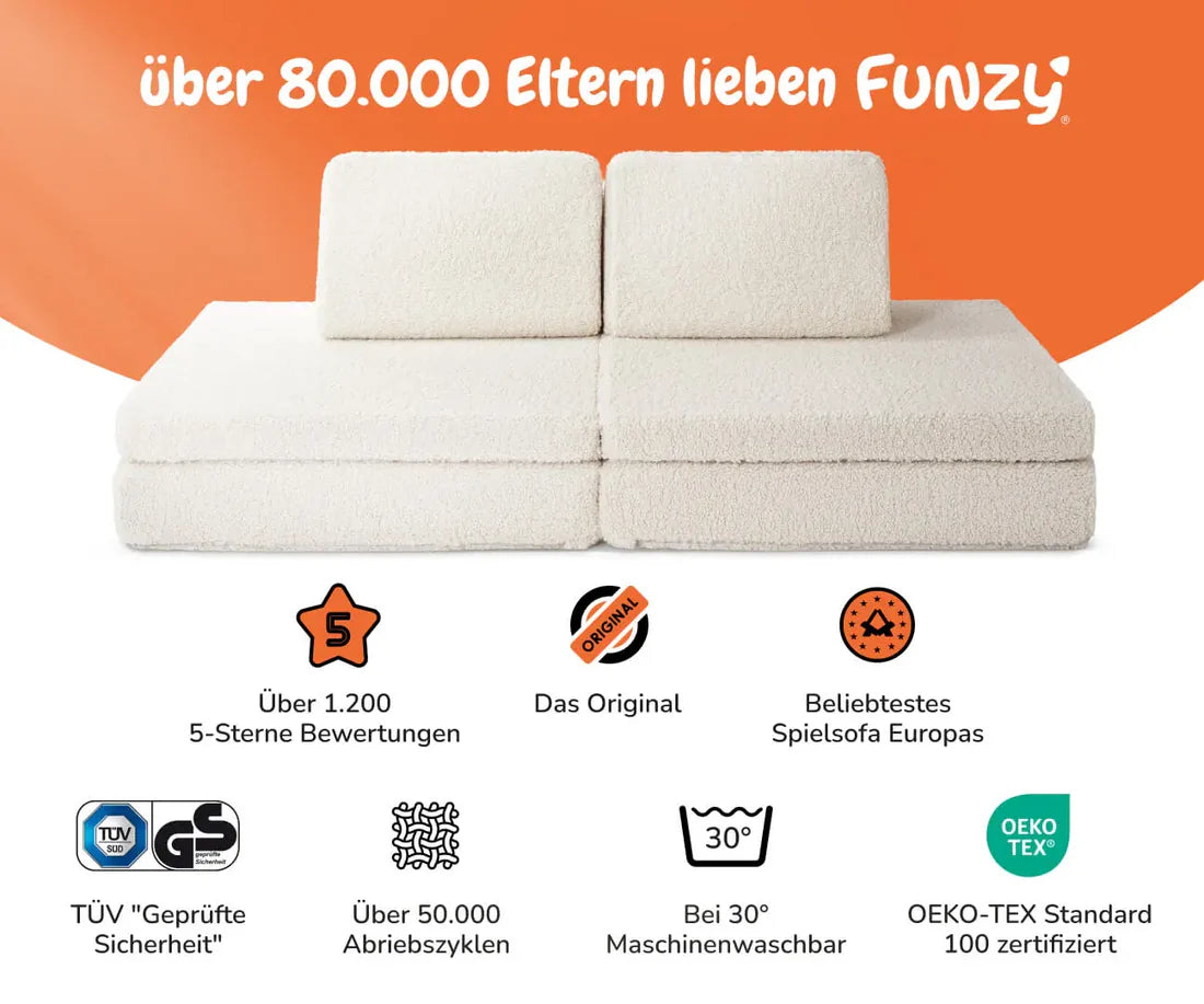 SPIELSOFA - Teddy Beige