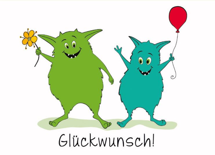 Glückwunschkarte Nr. 1384 Glückwunsch