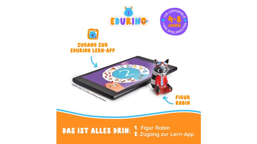 Figur Robin &quot;Erste Zahlen &amp; Mengen ab 4&quot;