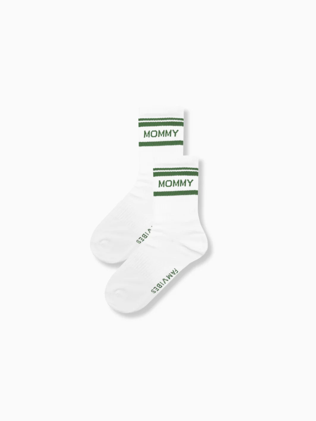 Socken MOMMY striped-green