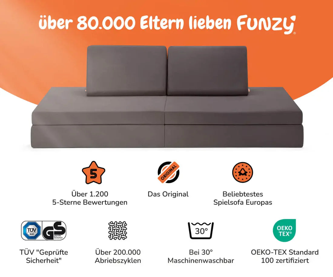 SPIELSOFA - Elefant Grau