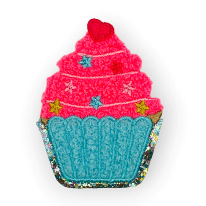 Glitzer Sticker Cupcake