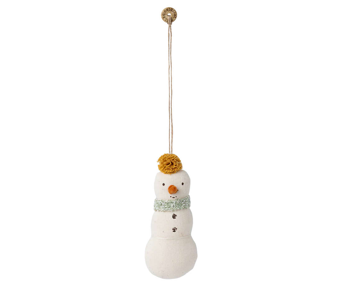 Schneemannornament - Grün