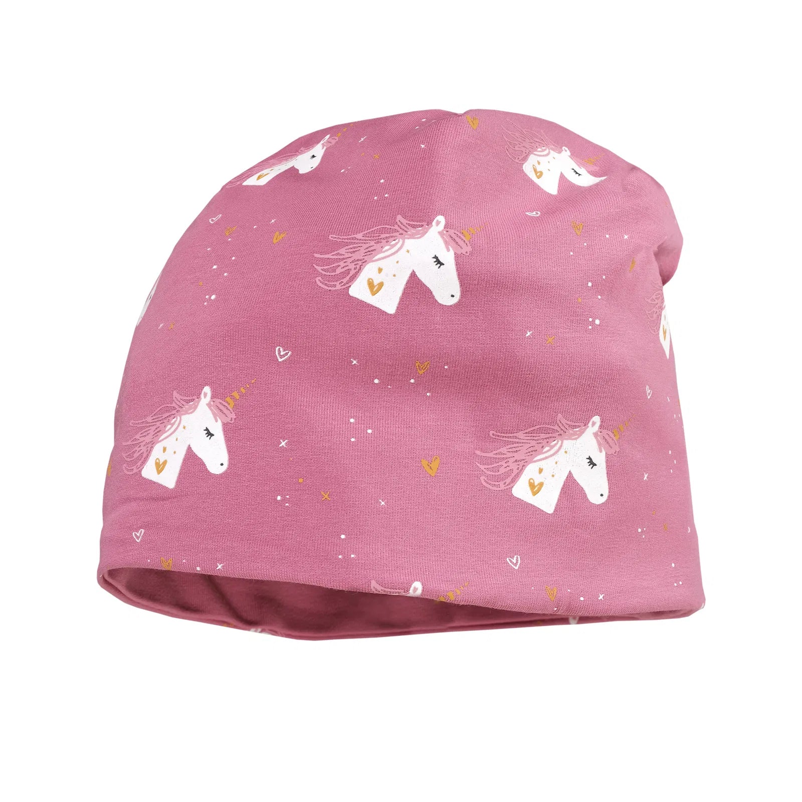 Kids Beanie &quot;Einhorn&quot; reversible, glow in the dark