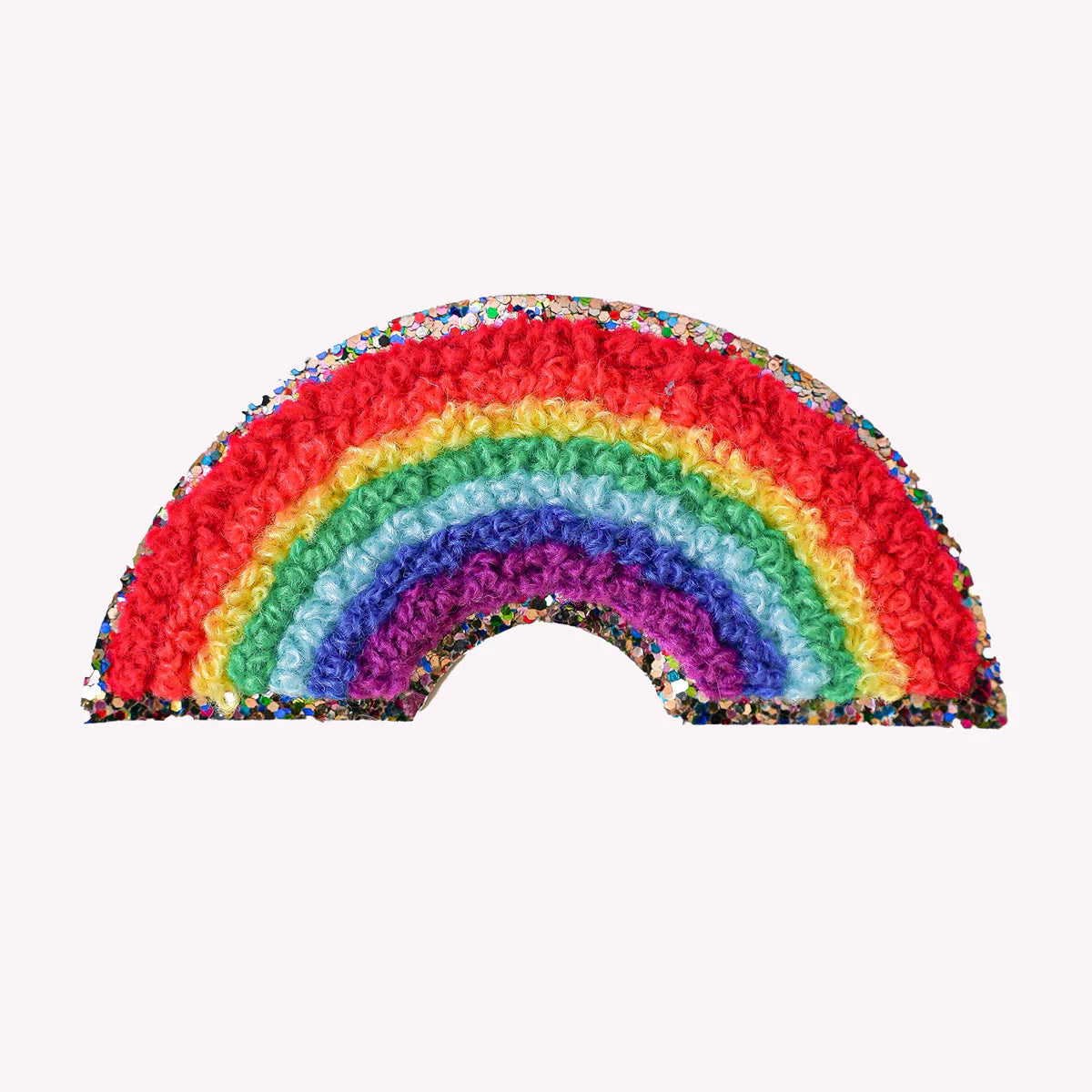 Glitzer Sticker Regenbogen