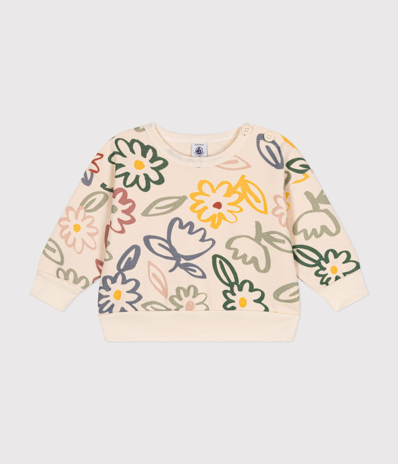 Baby-Sweatshirt aus Molton