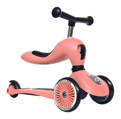 Kinder 2 in 1 Kickboard / Roller - Highwaykick 1 Peach