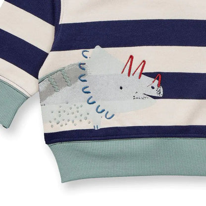 Baby Sweatshirt mit Dino-Motiven SIAM