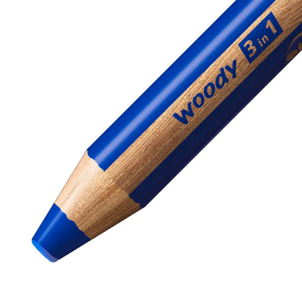 Buntstift woody 3in1 einzeln Ultramarinblau